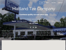Tablet Screenshot of maitlandtire.com